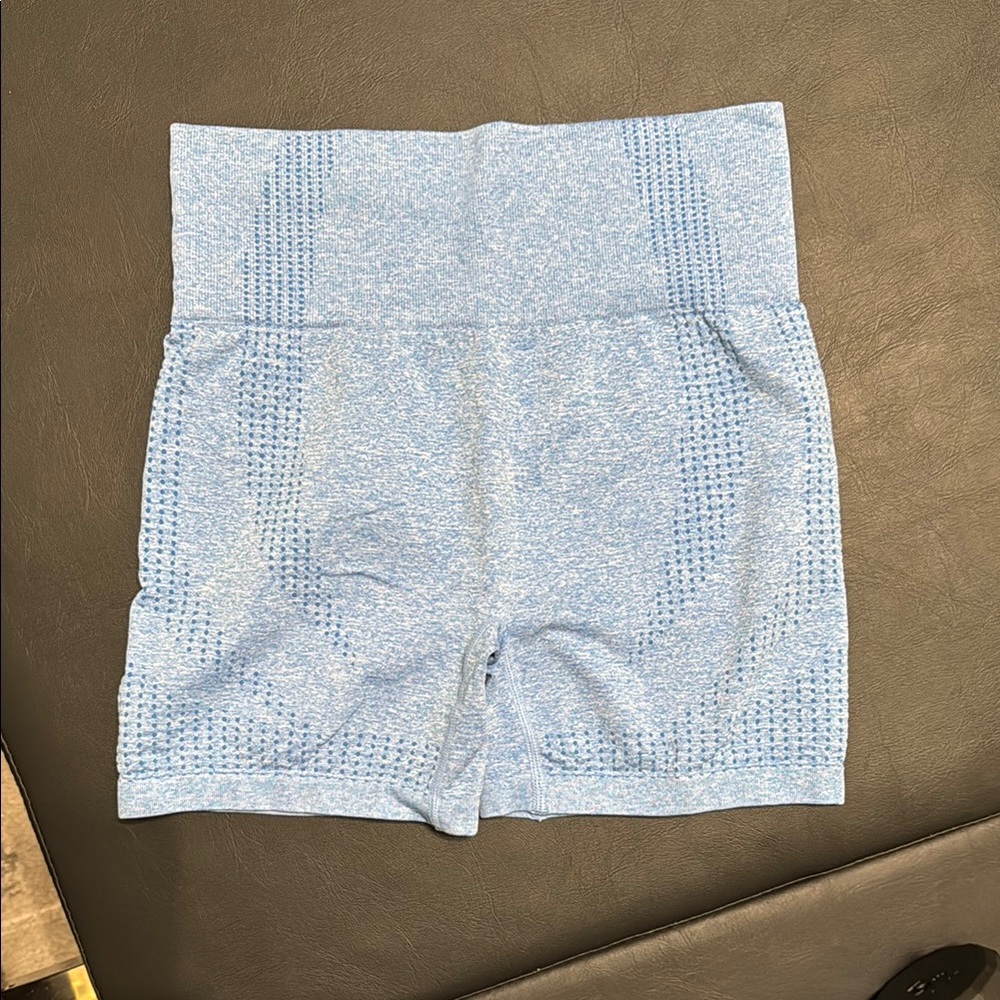 Blue athletic shorts